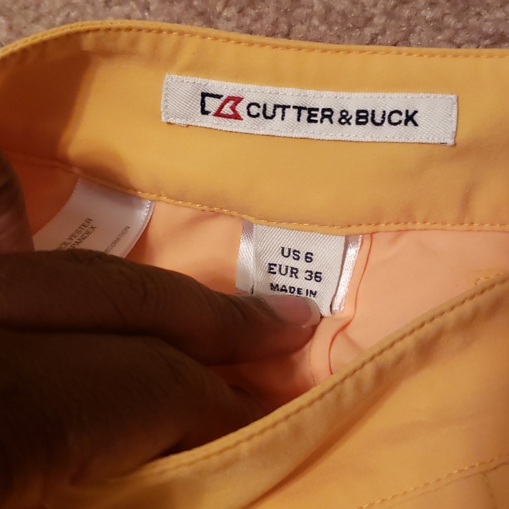 Cutter & Buck Women's Yellow Skirt - Picture 3 of 13